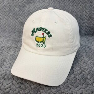 American Needle Masters 2023 OSFA White Embroidered Adjustable Hat